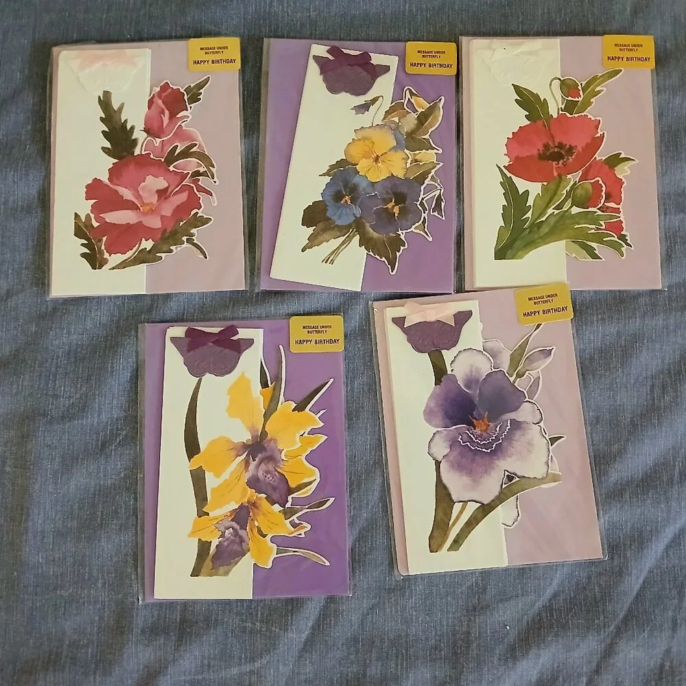 Second Nature Floral Greeting Cards: 